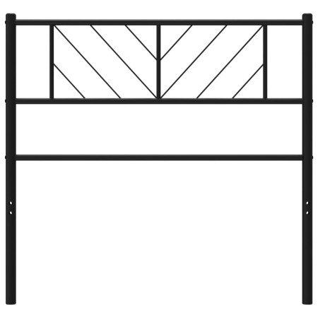 Testiera in Metallo Nero 100 cm