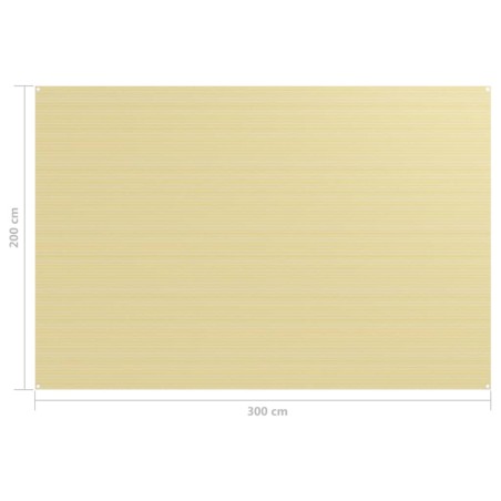 Tappeto da Tenda 200x300 cm Beige