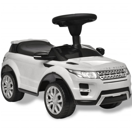 Macchina a Spinta per Bambini Land Rover 348 Bianca con Musica