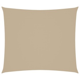 Parasole a Vela Oxford Rettangolare 2,5x3 m Beige