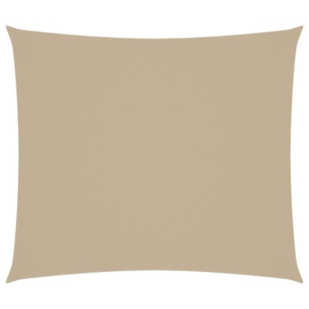 Parasole a Vela Oxford Rettangolare 2,5x3 m Beige
