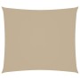 Parasole a Vela Oxford Rettangolare 2,5x3 m Beige