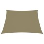 Parasole a Vela Oxford Rettangolare 2,5x3 m Beige