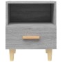 Comodini 2 pz Grigio Sonoma 40x35x47 cm