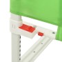 Sponda Letto di Sicurezza per Bambini Verde 140x25cm in Tessuto