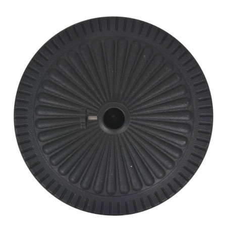 Base per Parasole Circolare in Resina Nera 14 kg