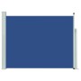 Tenda Laterale Retrattile per Patio 140x500 cm Blu