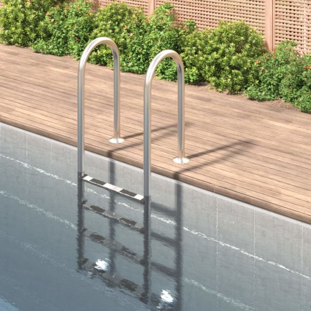 Scala per Piscina 54x38x184,5 cm Acciaio Inox 304