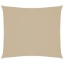 Parasole a Vela Oxford Rettangolare 2x2,5 m Beige