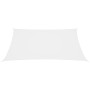 Parasole a Vela in Tessuto Oxford Rettangolare 2x2,5m Bianco