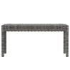 Set Divani da Giardino 6 pz con Cuscini in Polyrattan Grigio