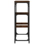 Tavolino Consolle Rovere Marrone 89,5x28x76cm Legno Multistrato