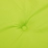 Cuscini per Sedia 4 pz Verde Brillante 50x50x3cm Tessuto Oxford