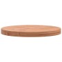 Piano per Tavolo Ø50x4 cm Rotondo in Legno Massello di Faggio