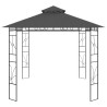 Gazebo 4x3x2,7 m Antracite 160 g/m²