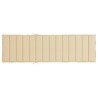 Cuscino per Lettino Beige 200x50x3 cm in Tessuto Oxford