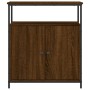 Credenza Rovere Marrone 70x30x80 cm in Legno Multistrato