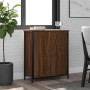 Credenza Rovere Marrone 70x30x80 cm in Legno Multistrato