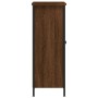 Credenza Rovere Marrone 70x30x80 cm in Legno Multistrato