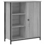 Credenza Grigio Sonoma 70x30x80 cm in Legno Multistrato