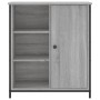 Credenza Grigio Sonoma 70x30x80 cm in Legno Multistrato