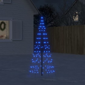 Illuminazione Albero di Natale su Pennone 200LED Blu 180cm