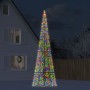 Illuminazione Albero Natale su Pennone 1534LED Colorato 500cm