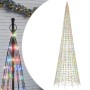 Illuminazione Albero Natale su Pennone 1534LED Colorato 500cm