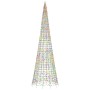 Illuminazione Albero Natale su Pennone 1534LED Colorato 500cm