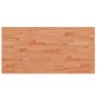 Piano Tavolo 100x50x2,5cm Rettangolare Legno Massello di Faggio