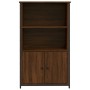 Credenza Rovere Marrone 62x32x103,5 cm in Legno Multistrato