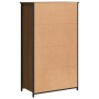 Credenza Rovere Marrone 62x32x103,5 cm in Legno Multistrato