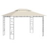 Gazebo 4x3x2,7 m Crema 160 g/m²