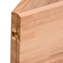Piano Scrivania 220x55x2,5 cm in Legno Massello di Faggio
