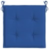 Cuscini per Sedia 6 pz Blu Reale 50x50x3 cm in Tessuto Oxford