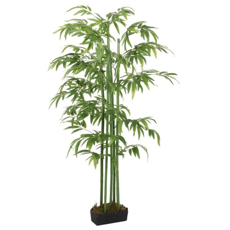 Albero Bambù Artificiale 576 Foglie 150 cm Verde