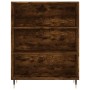 Credenza Rovere Fumo 69,5x34x180 cm in Legno Multistrato