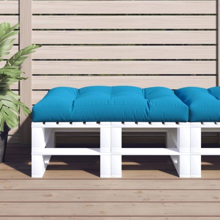 Cuscino per Pallet Blu 120x80x12 cm in Tessuto