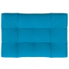 Cuscino per Pallet Blu 120x80x12 cm in Tessuto