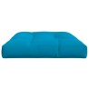 Cuscino per Pallet Blu 120x80x12 cm in Tessuto