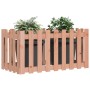 Fioriera Rialzata Giardino Recinzione 100x50x70cm Legno Douglas