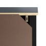 Mobile da Bagno a Muro BERG Nero 69,5x27x71,5cm Legno Massello