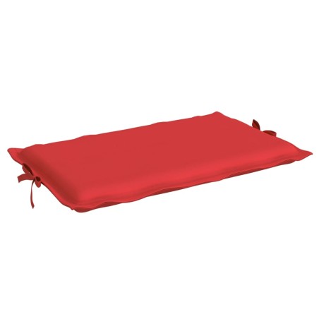 Cuscino per Lettino Rosso 186x58x3 cm in Tessuto Oxford