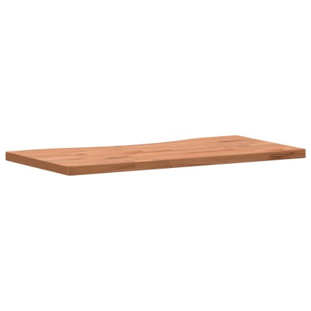 Piano per Scrivania 80x(36-40)x2,5 cm Legno Massello di Faggio