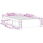 Giroletto Grigio Cemento 100x200 cm