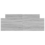 Giroletto con Testiera e Pediera Grigio Sonoma 140x190 cm