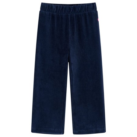 Pantaloni da Bambino in Velluto a Coste Blu Marino 116