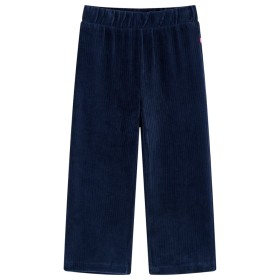 Pantaloni da Bambino in Velluto a Coste Blu Marino 92