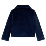 Cappotto per Bambini in Pelliccia Sintetica Blu Marino 92