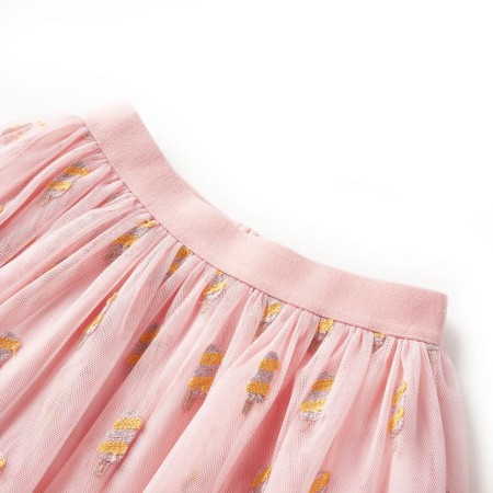 Gonna da Bambina con Tulle Rosa Chiaro 116